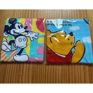 ディズニー(Disney)の新品❗️可愛い　ディズニー　タオル　2枚セット(タオル)