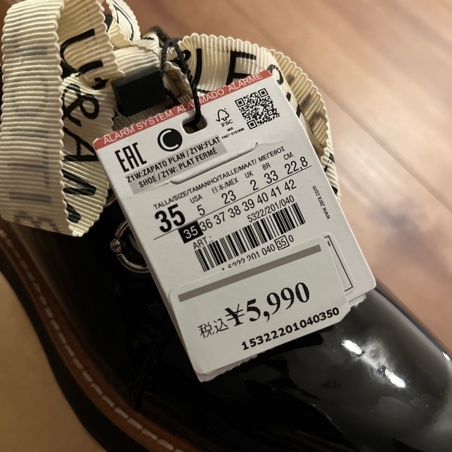 ZARA(ザラ)のzara オックスフォード　シューズ　 レディースの靴/シューズ(ローファー/革靴)の商品写真