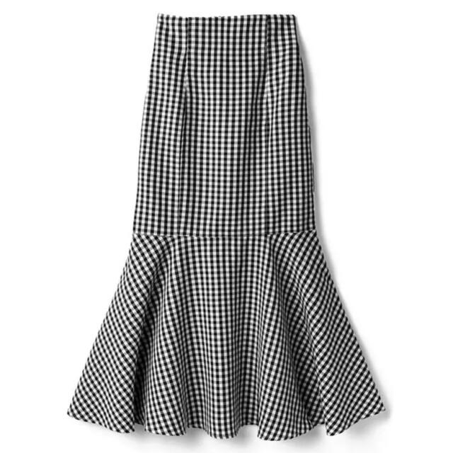 GRL(グレイル)のギンガムチェック柄マーメイドスカート　グレイル  grl レディースのスカート(ロングスカート)の商品写真