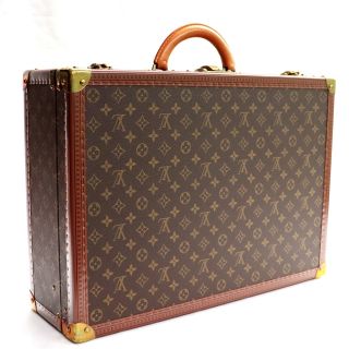 ルイヴィトン(LOUIS VUITTON)の美品 ルイヴィトン ビステン55 モノグラム トランク ハードケース(旅行用品)