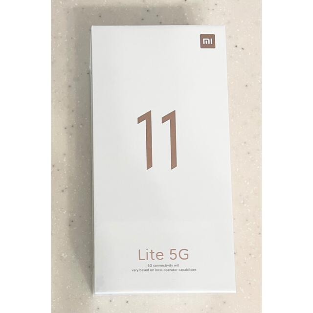 【新品未使用】Xiaomi Mi 11 Lite 5G ミントグリーンミントグリーン