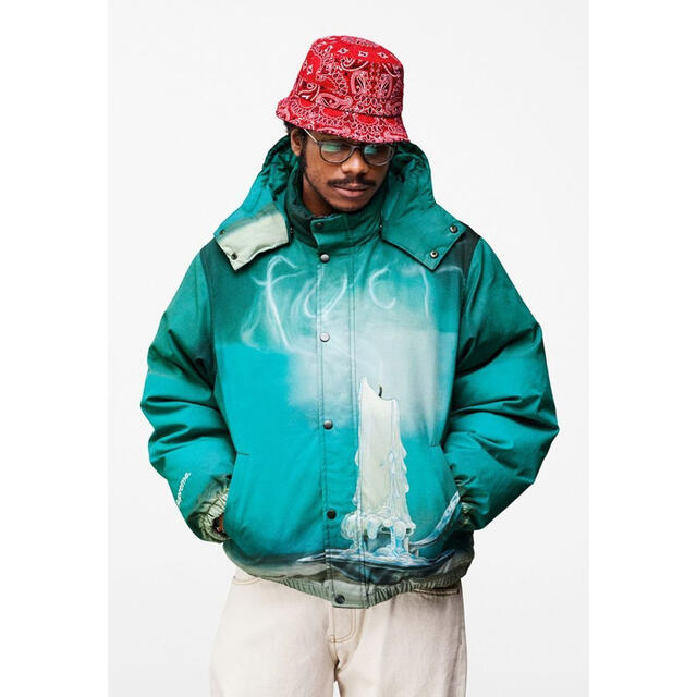 Supreme(シュプリーム)のSupreme Fuck Down Jacket 21ss  メンズのジャケット/アウター(ダウンジャケット)の商品写真