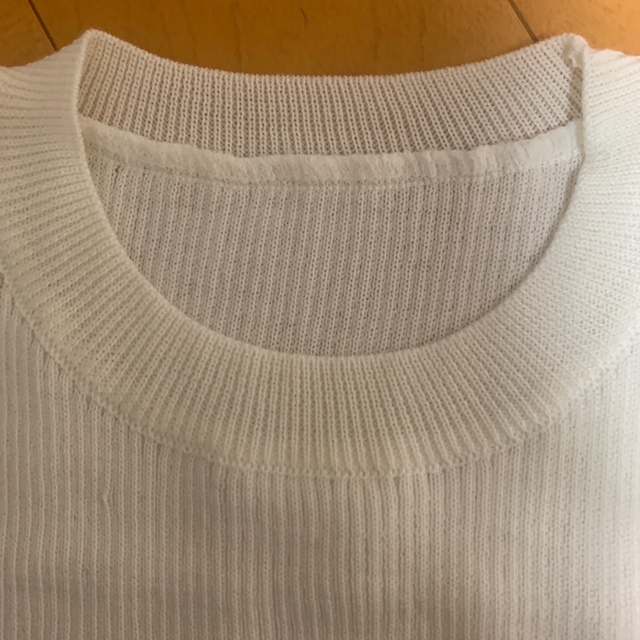 Rib CrewNeck Knit リブ クルーネック ニット - カットソー(長袖/七分)