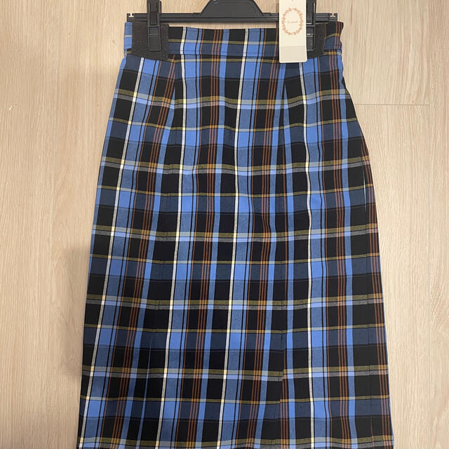 Techichi(テチチ)の【貴島明日香コラボ】チェックタイトスカート レディースのスカート(ひざ丈スカート)の商品写真
