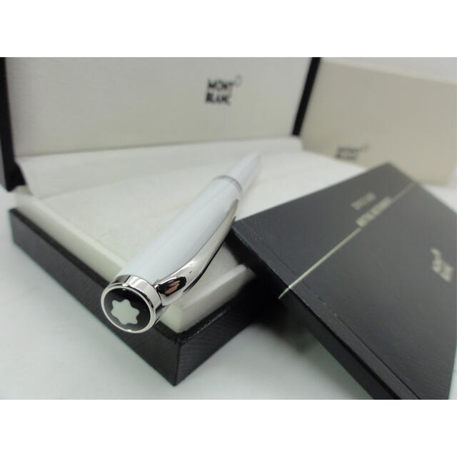 限定販売】 MONTBLANC - 未使用完売品!ホワイト白軸色&プラチナ装飾