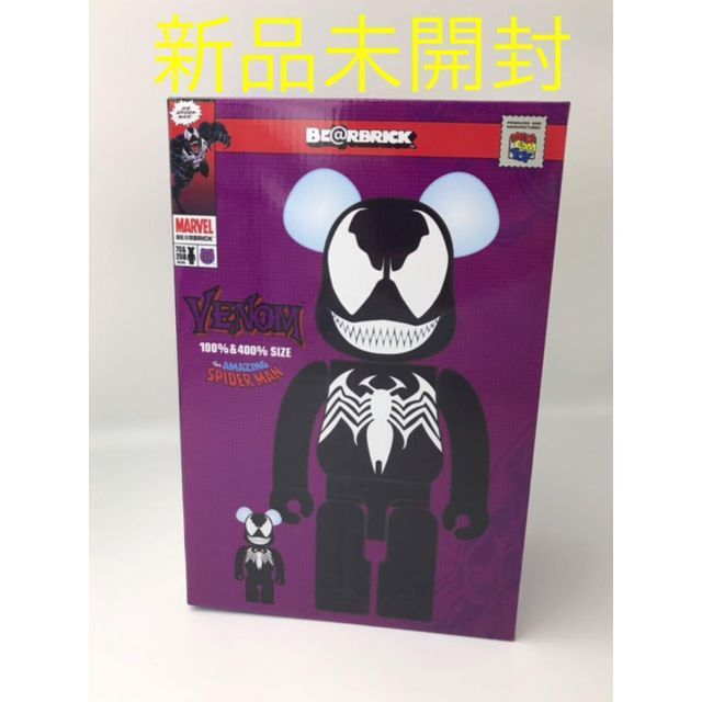 新品未使用】 BE@RBRICK VENOM 100%&400%の通販 by たろー's shop｜ラクマ