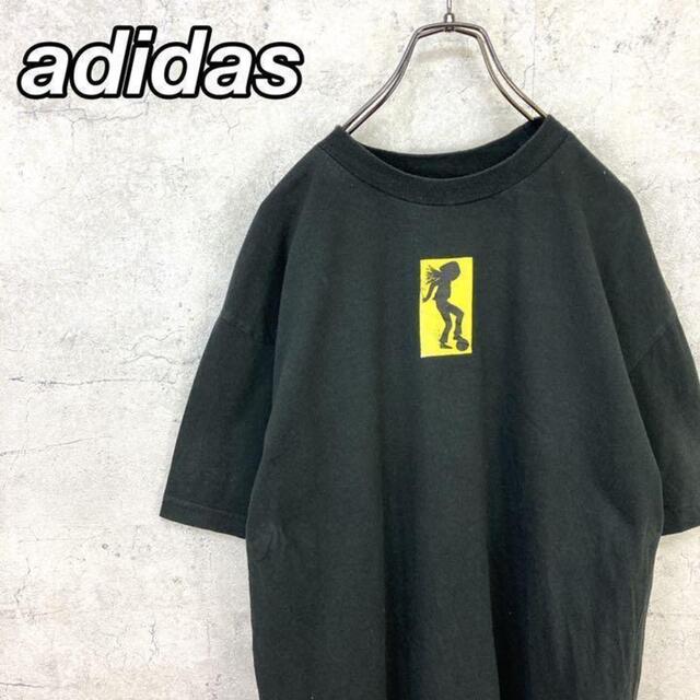 adidas(アディダス)の希少 90s アディダス Tシャツ プリントロゴ 美品 メンズのトップス(Tシャツ/カットソー(半袖/袖なし))の商品写真