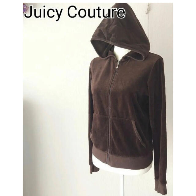 Juicy Couture(ジューシークチュール)のお値下げ！Juicy Couture☆ベロアパーカー レディースのトップス(パーカー)の商品写真