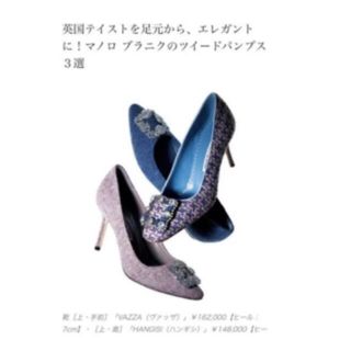 マノロブラニク(MANOLO BLAHNIK)のマノロブラニク　パンプス(ハイヒール/パンプス)