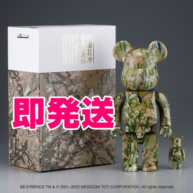 BE@RBRICK 伊藤若冲「群鶏図」 100% ＆ 400%