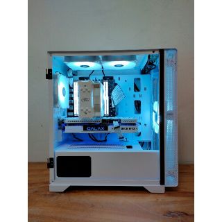 自作PC　白いゲーミングPC　Rtx3060