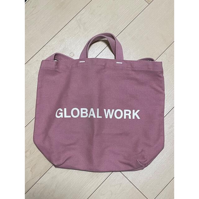 GLOBAL WORK(グローバルワーク)のGLOBAL WORK ロゴバッグ レディースのバッグ(ショルダーバッグ)の商品写真