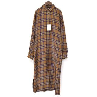 アパルトモンドゥーズィエムクラス(L'Appartement DEUXIEME CLASSE)のAP STUDIO lyria check maxi shirt dress(ロングワンピース/マキシワンピース)