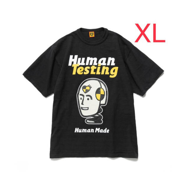 HUMAN MADE(ヒューマンメイド)のHUMAN TESTING T-SHIRT BLACK XL メンズのトップス(Tシャツ/カットソー(半袖/袖なし))の商品写真