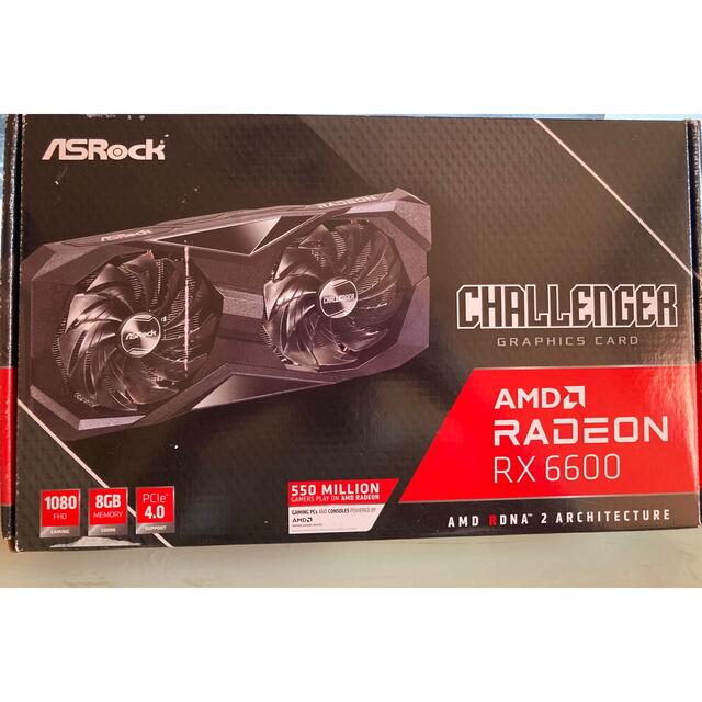 asrock radeon rx6600 グラフィックボードスマホ/家電/カメラ