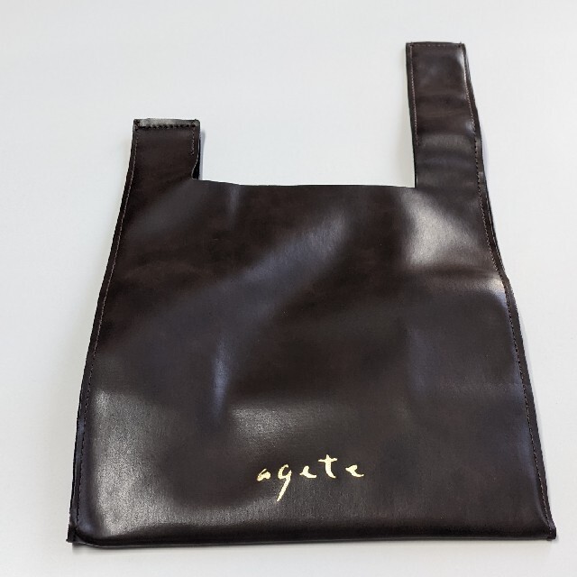 agete - agete アガット エコバッグ エコレザー ノベルティの通販 by