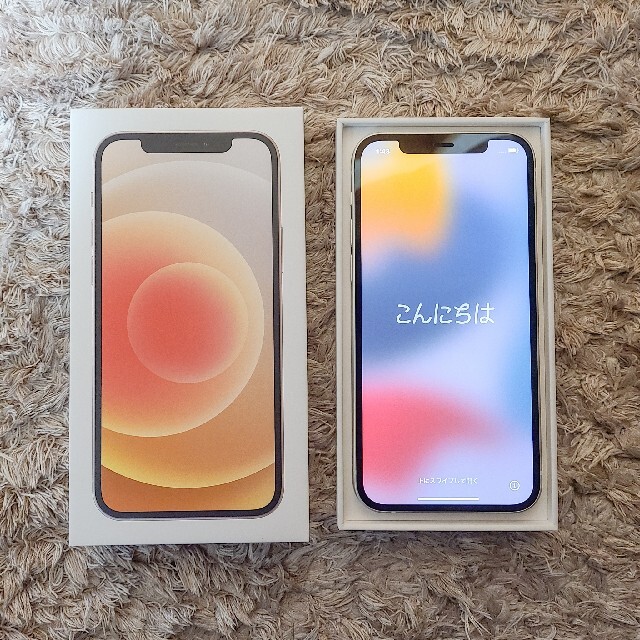 新品未使用 iPhone12 64GB ホワイト SIMロック解除済-