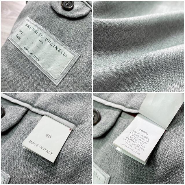 BRUNELLO CUCINELLI(ブルネロクチネリ)のF89★美品★極上サマーウール100% テーラードジャケット ブルネロクチネリ メンズのジャケット/アウター(テーラードジャケット)の商品写真