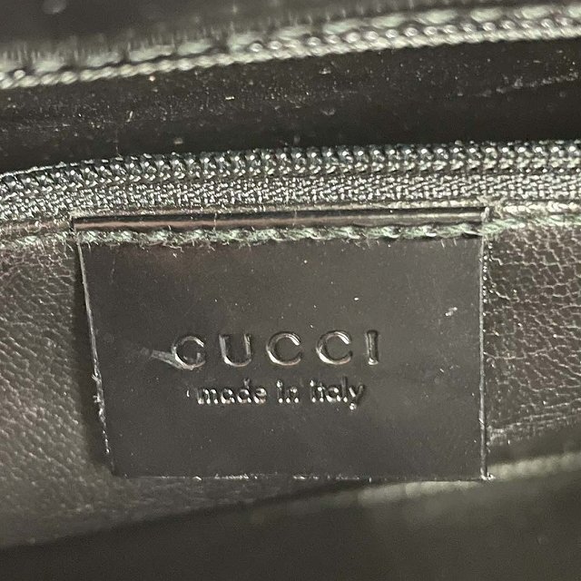 グッチ GUCCI ワンショルダーバッグ レザー ロゴ 型押し 黒 ブラック グッチ GUCCI ワンショルダーバッグ レザー ロゴ 型押し 黒 ブラック