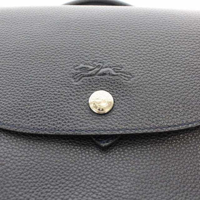 LONGCHAMP(ロンシャン)のロンシャン ル フローネ リュックサック デイパック レザー 紺 ネイビー レディースのバッグ(リュック/バックパック)の商品写真