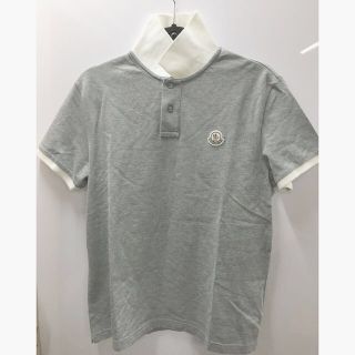 モンクレール(MONCLER)のMONCLER  モンクレール　ポロシャツ　Lサイズ　グレー　r103(ポロシャツ)