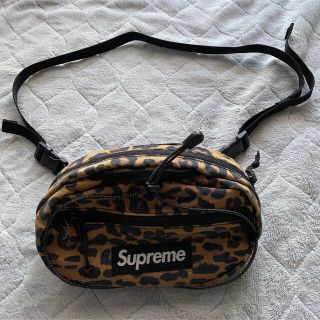 supreme leopard waist bag