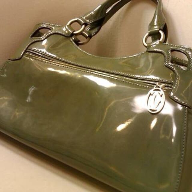 Cartier - Cartier (カルティエ) マルチェロ グリーン系 ハンドバッグ