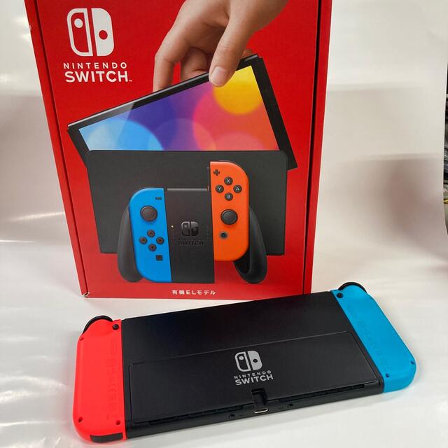 美品 ニンテンドー スイッチ 有機EL ネオン