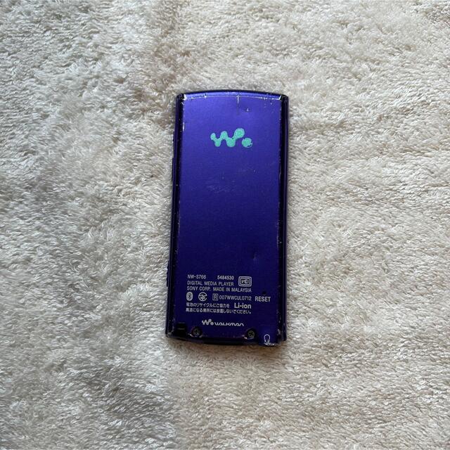 WALKMAN(ウォークマン)のSONY ウォークマン　NW-S766 パープル スマホ/家電/カメラのオーディオ機器(ポータブルプレーヤー)の商品写真