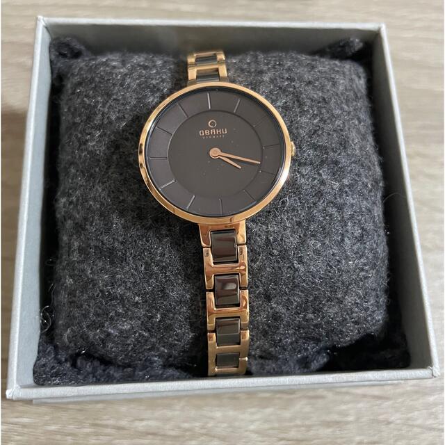 OBAKU(オバック)の【OBAKU】腕時計 VIND - COFFEE レディースのファッション小物(腕時計)の商品写真