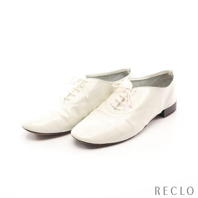 repetto(レペット)のRepetto カジュアルシューズ エナメルレザー ホワイト レディースの靴/シューズ(ローファー/革靴)の商品写真