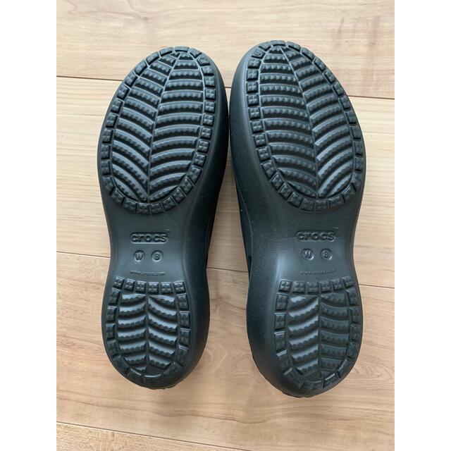 crocs(クロックス)の試着のみ新品 クロックス マリンディ W8 黒 ブラック レディースの靴/シューズ(サンダル)の商品写真