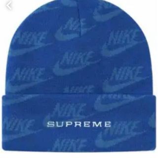 シュプリーム(Supreme)のJacquard Logos Beanie ジャッカード ロゴ ビーニー(ニット帽/ビーニー)