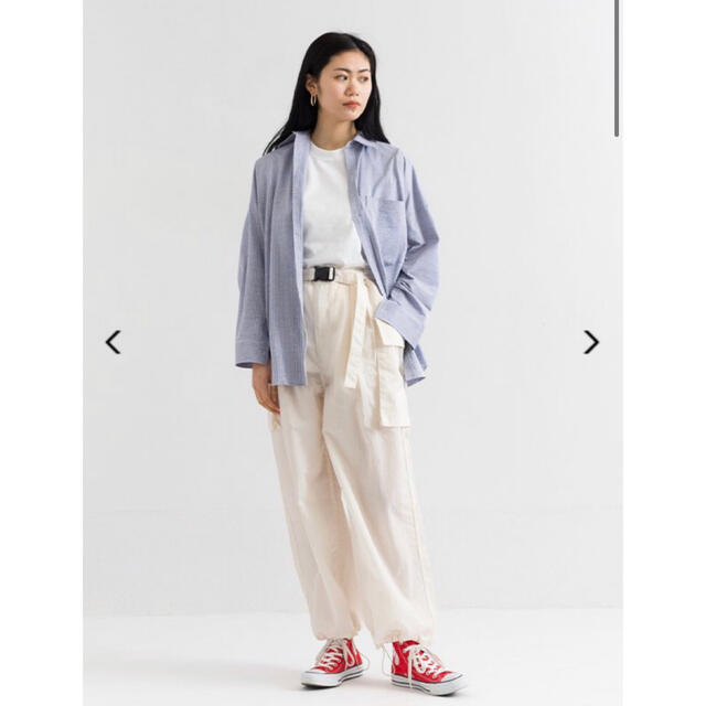 PHEENY(フィーニー)のpheeny Cotton linen stripe shirt レディースのトップス(シャツ/ブラウス(長袖/七分))の商品写真