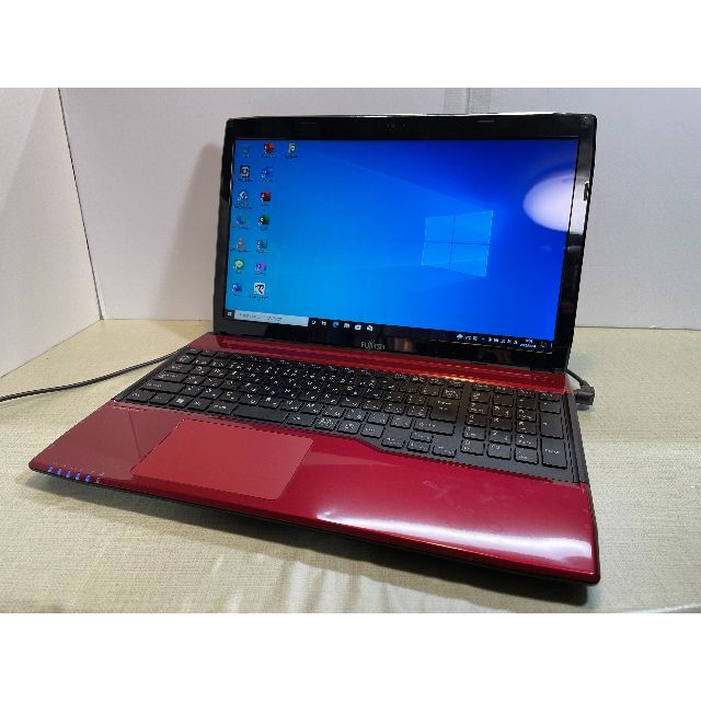 156型光学ドライブ富士通ノートパソコン　LIFEBOOK　AH45/S（使用済）79