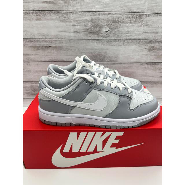 NIKE(ナイキ)のNike Dunk Low  Grey  24.5cm メンズの靴/シューズ(スニーカー)の商品写真