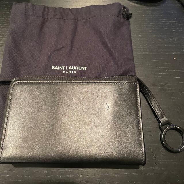 最終決算 Saint Laurent カードキーケース スモールウォレット Laurent Saint サンローラン コインケース 小銭入れ Pathwaysfl Org