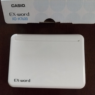 カシオ(CASIO)のCASIO　EX-word  電子辞書　XD- K7600「韓国語」(その他)