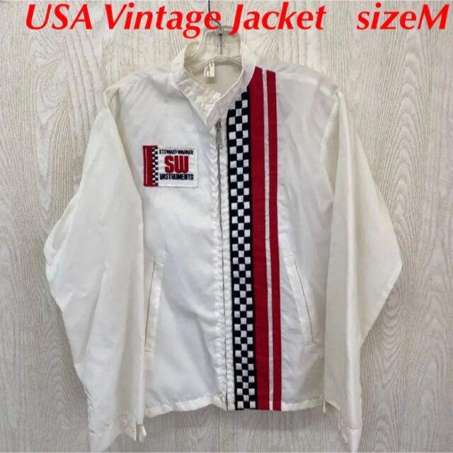 USA Vintage  スチュワートワーナー ナイロン レーシングジャケット