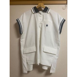 サカイ(sacai)の専用　sacai 2021ss Suiting Polo Shirt(シャツ/ブラウス(半袖/袖なし))