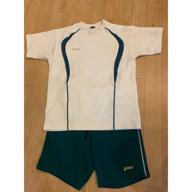 asics(アシックス)の体操服夏物上下Lサイズ スポーツ/アウトドアのトレーニング/エクササイズ(その他)の商品写真