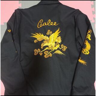 070251● CALEE Twill Souvenir Jacket XL