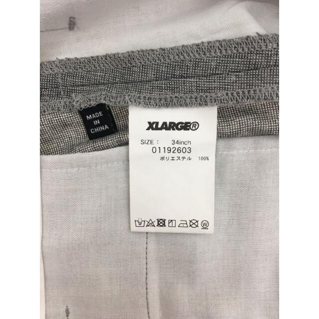 《大人気》XLARGE☆L☆ビッグロゴ☆裏地イエロー☆薄グレー☆エクストララージ