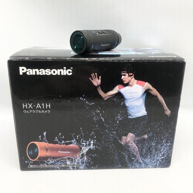 【予約販売品】 Panasonic - パナソニック ウェアラブルカメラ ブラック HX-A1H ビデオカメラ