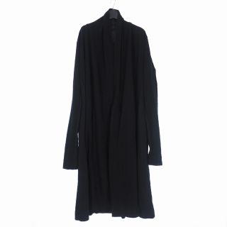 ユリウス(JULIUS)のユリウス JULIUS 18AW シャーリング ロング カーディガン 4 黒(カーディガン)