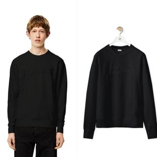 LOEWE ロエベ　スウェット　黒　XS