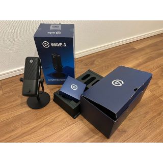 ★Elgato wave:3 wave3 マイク 美品 中古★(PC周辺機器)