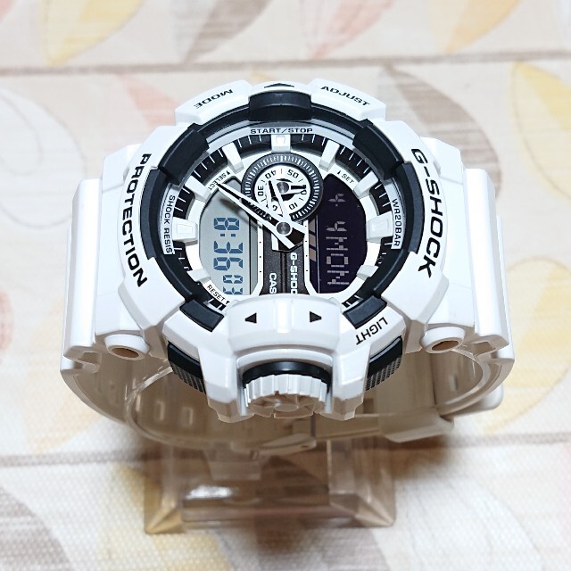 超美品【CASIO/G-SHOCK】デジアナ メンズ腕時計GA-400-7AJF