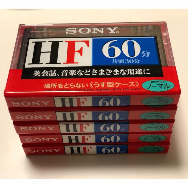 SONY カセットテープC-60HFA 6本