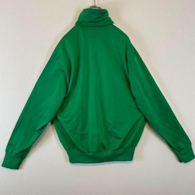 購入特価商品  緑グリーンL古着 ロゴ刺繍 トラックジャケットジャージ アディダスadidas ジャージ